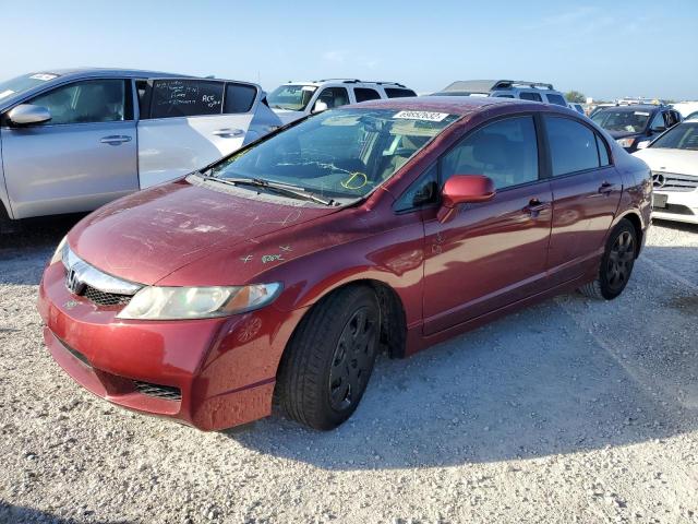 HONDA CIVIC LX 2010 with VIN 19XFA1F5XAE075202 - Photo from auction