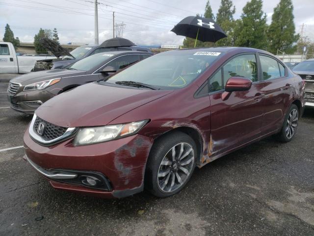 HONDA CIVIC EXL 2015 with VIN 2HGFB2F93FH539319 - Photo from auction