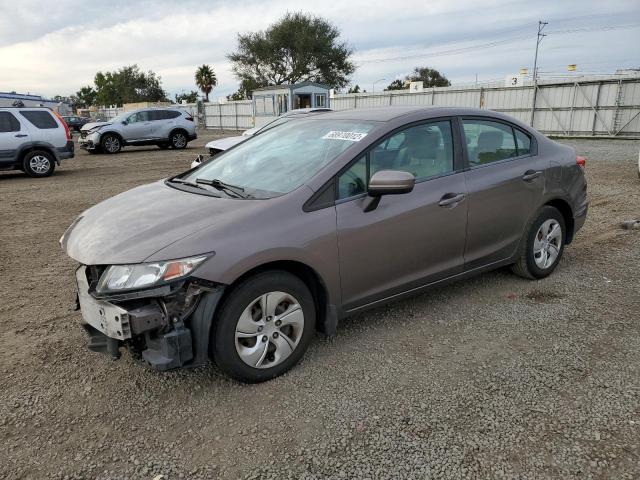 HONDA CIVIC LX 2015 with VIN 19XFB2F50FE276715 - Photo from auction