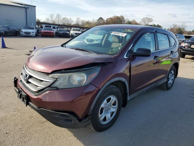 HONDA CR-V LX 2014 with VIN 5J6RM3H30EL032376 - Photo from auction
