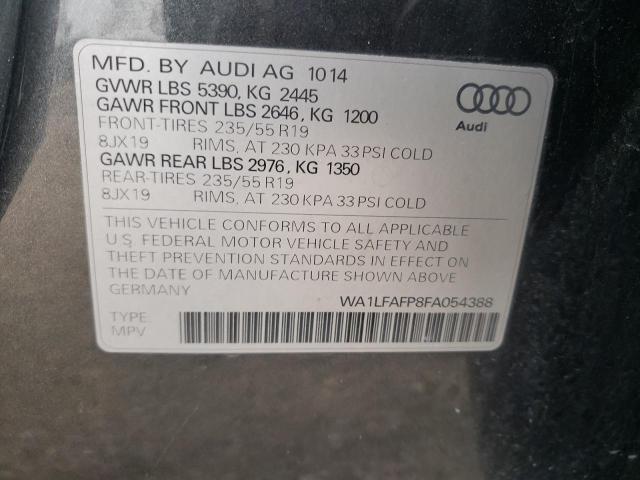 Zdjęcie 14 z aukcji – 2015 AUDI Q5 PREMIUM z VIN WA1LFAFP8FA054388