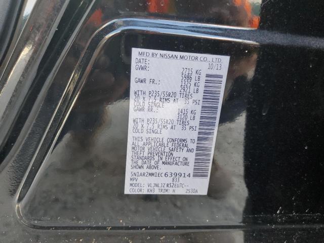 Photo 14 from auction – 2014 NISSAN PATHFINDER with VIN 5N1AR2MM1EC639914