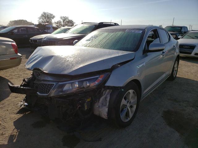 KIA OPTIMA HYB 2015 with VIN KNAGM4AD5F5087852 - Photo from auction
