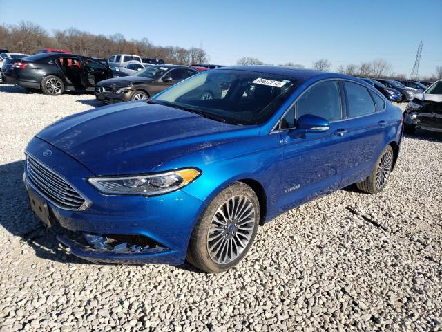 FORD FUSION SE 2018 with VIN 3FA6P0LU4JR274104 - Photo from auction