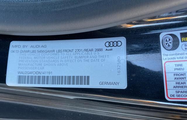 Photo 10 from auction – 2013 AUDI A7 PRESTIG with VIN WAU2GAFCXDN141191