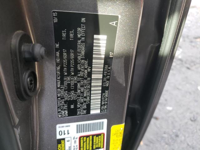 Photo 14 from auction – 2015 TOYOTA SIENNA LE with VIN 5TDKK3DC7FS671518