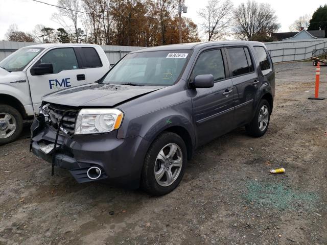 HONDA PILOT EX 2014 with VIN 5FNYF3H4XEB023045 - Photo from auction