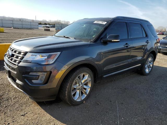 FORD EXPLORER X 2017 with VIN 1FM5K8DH7HGE37362 - Photo from auction