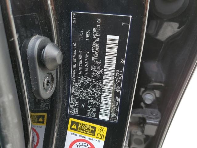 Photo 14 from auction – 2019 TOYOTA HIGHLANDER with VIN 5TDJZRFH8KS992674