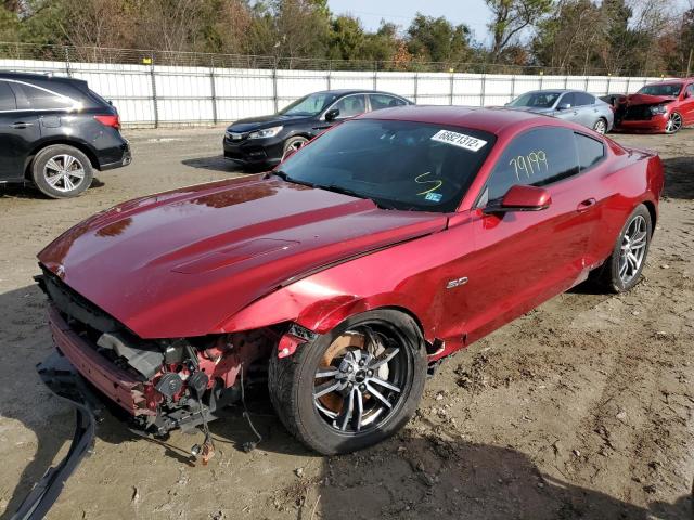 FORD MUSTANG GT 2017 with VIN 1FA6P8CF5H5267191 - Photo from auction