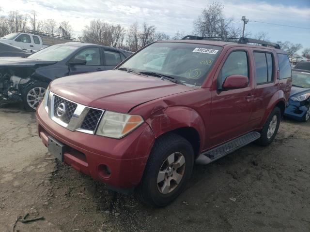 NISSAN PATHFINDER 2005 with VIN 5N1AR18WX5C706418 - Photo from auction