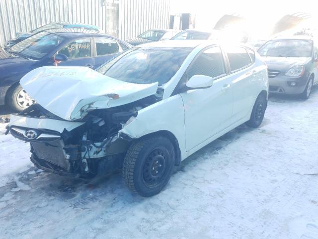 HYUNDAI ACCENT 2013 with VIN KMHCT5AE0DU129703 - Photo from auction