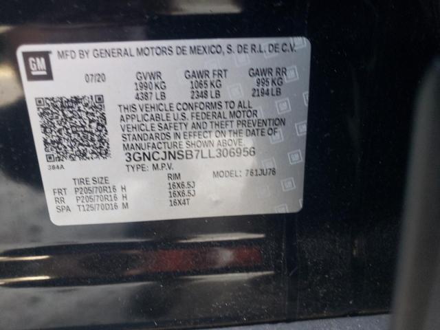 Photo 14 from auction – 2020 CHEVROLET TRAX LS with VIN 3GNCJNSB7LL306956
