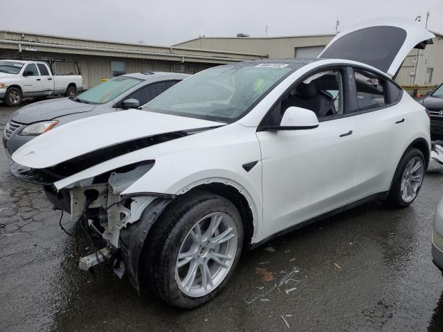 TESLA MODEL Y 2021 with VIN 5YJYGAEE4MF296415 - Photo from auction