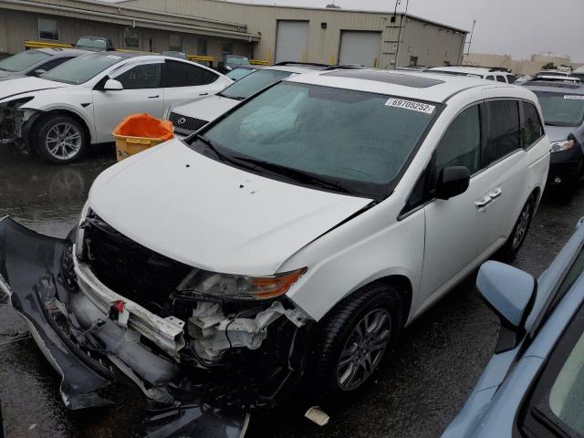 HONDA ODYSSEY EX 2013 with VIN 5FNRL5H67DB067223 - Photo from auction