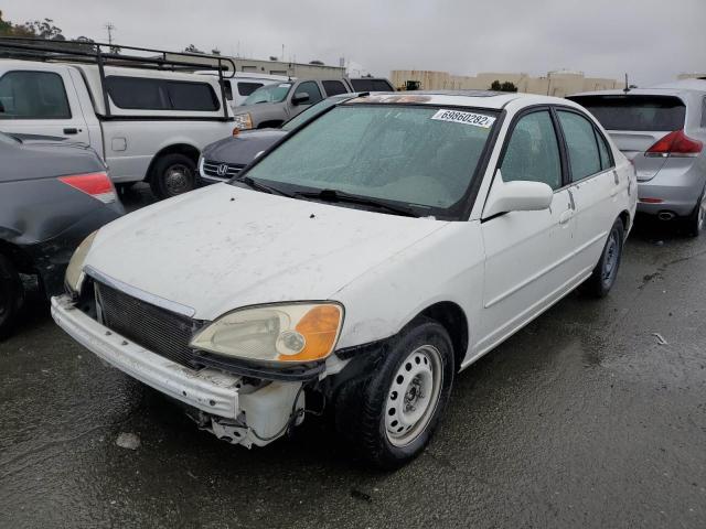 HONDA CIVIC EX 2002 with VIN 2HGES26722H561042 - Photo from auction