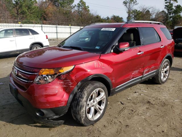 FORD EXPLORER L 2014 with VIN 1FM5K8F87EGC45366 - Photo from auction
