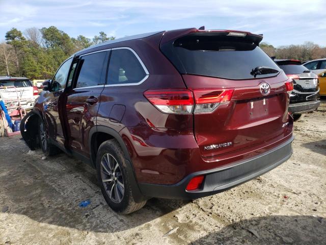 Photo 2 from auction – 2019 TOYOTA HIGHLANDER with VIN 5TDJZRFH9KS951311