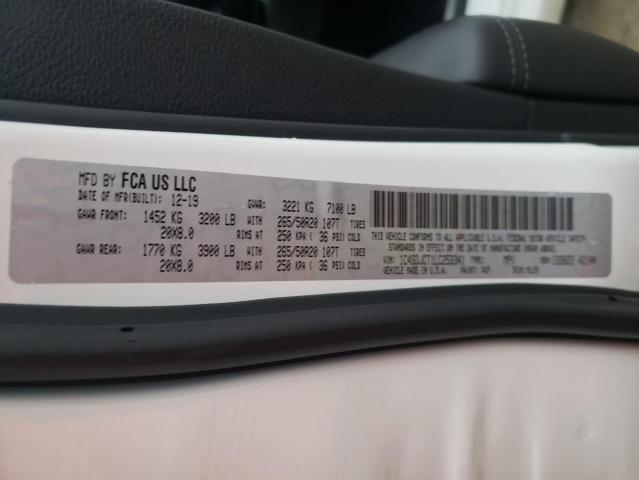 Photo 14 from auction – 2020 DODGE DURANGO R/ with VIN 1C4SDJCT1LC253341