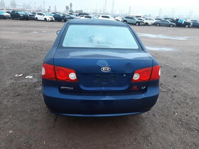 Photo 6 from auction – 2006 KIA OPTIMA LX with VIN KNAGE123X65075679