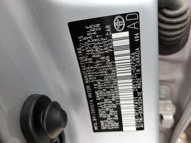 Photo 10 from auction – 2016 TOYOTA COROLLA L with VIN 2T1BURHE2GC568073