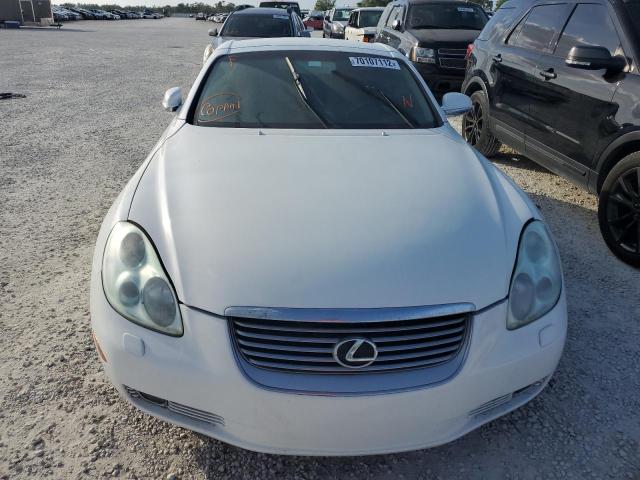 Photo 5 from auction – 2002 LEXUS SC 430 with VIN JTHFN48Y820006725