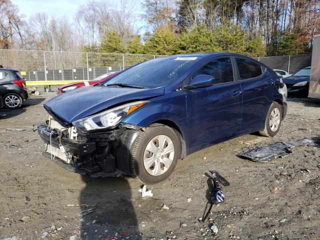 HYUNDAI ELANTRA SE 2016 with VIN 5NPDH4AE5GH671687 - Photo from auction