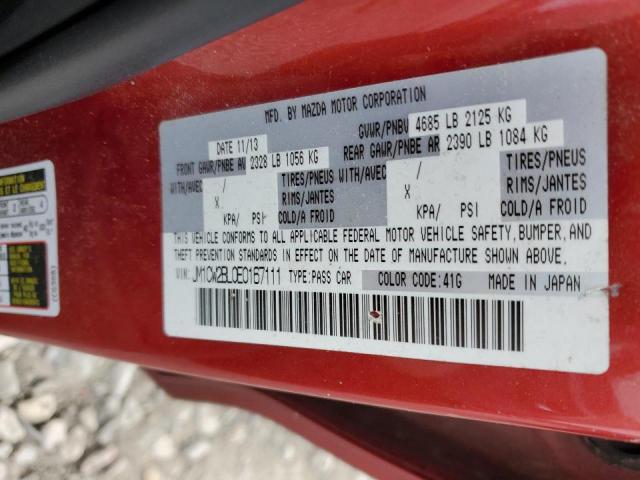 Photo 14 from auction – 2014 MAZDA 5 SPORT with VIN JM1CW2BL0E0167111