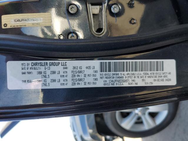 Photo 14 from auction – 2014 JEEP PATRIOT LA with VIN 1C4NJPFA2ED560971