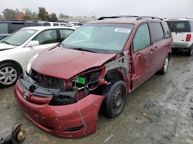 TOYOTA SIENNA CE 2008 with VIN 5TDZK23C78S124018 - Photo from auction