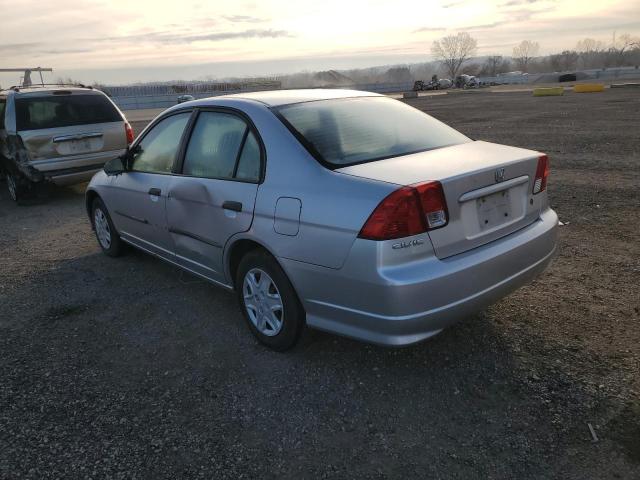 Photo 2 from auction – 2005 HONDA CIVIC DX with VIN 2HGES16435H608681