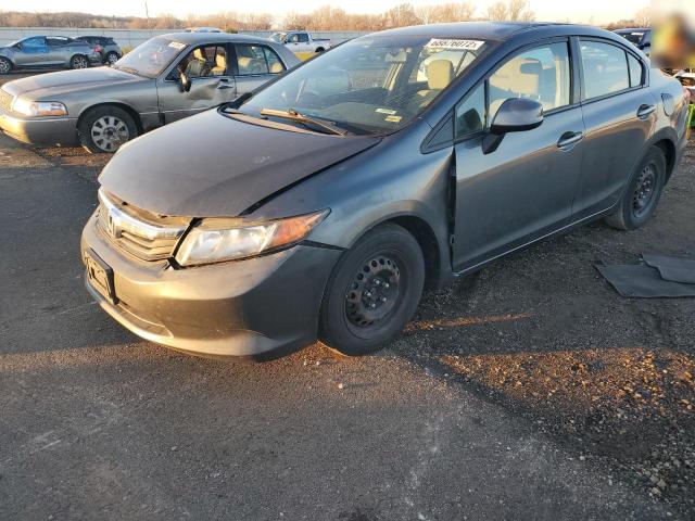 HONDA CIVIC LX 2012 with VIN 2HGFB2F5XCH558202 - Photo from auction