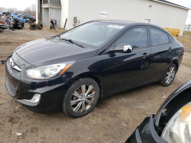 HYUNDAI ACCENT 2013 with VIN KMHCU4AE6DU462284 - Photo from auction