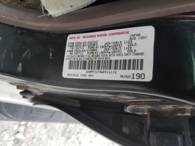 Photo 14 from auction – 1998 MITSUBISHI MONTERO SP with VIN JA4MT31P5WP014119