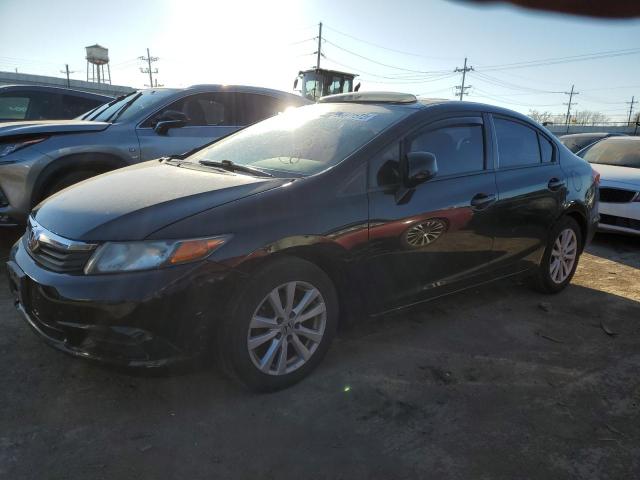 HONDA CIVIC EX 2012 with VIN 19XFB2F80CE081316 - Photo from auction