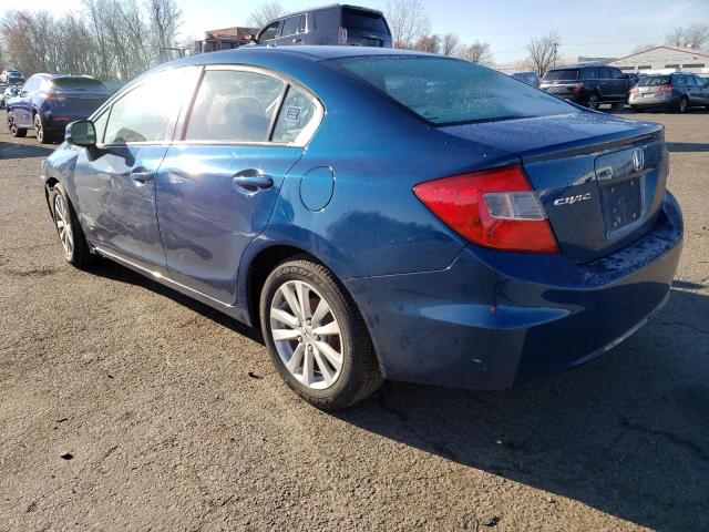 Photo 2 from auction – 2012 HONDA CIVIC EX with VIN 19XFB2F85CE366562