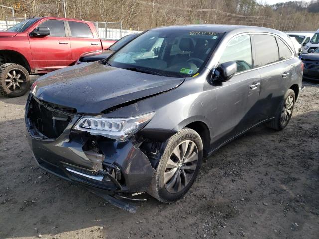 ACURA MDX TECHNO 2016 with VIN 5FRYD4H42GB058367 - Photo from auction