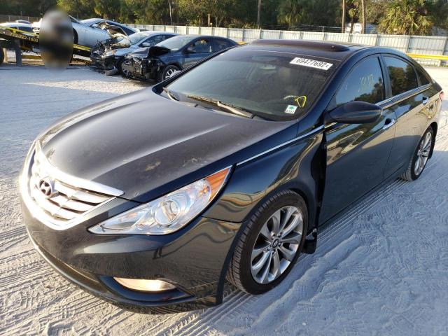 HYUNDAI SONATA SE 2012 with VIN 5NPEC4AC6DH680010 - Photo from auction