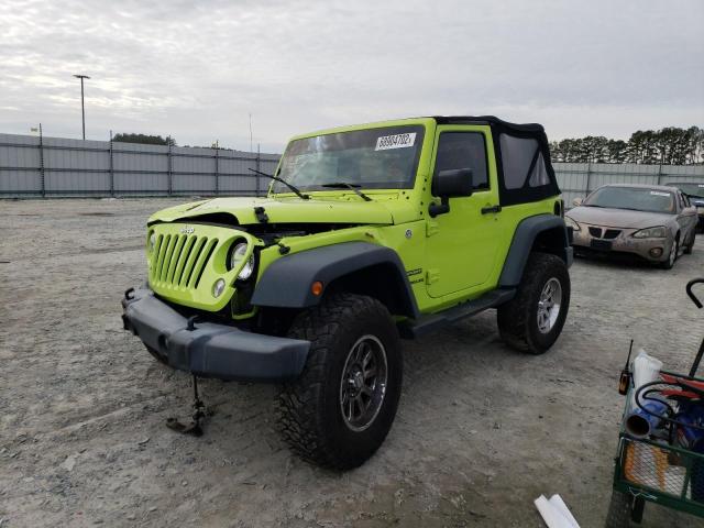 Photo 1 from auction – 2016 JEEP WRANGLER S with VIN 1C4AJWAG4GL313514
