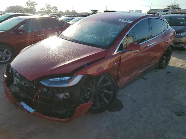 TESLA MODEL X 2016 с VIN 5YJXCAE2XGF030219 - Снимка от търг