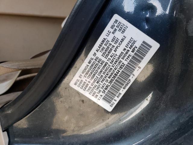 Photo 14 from auction – 2006 HONDA ODYSSEY EX with VIN 5FNRL38636B441852