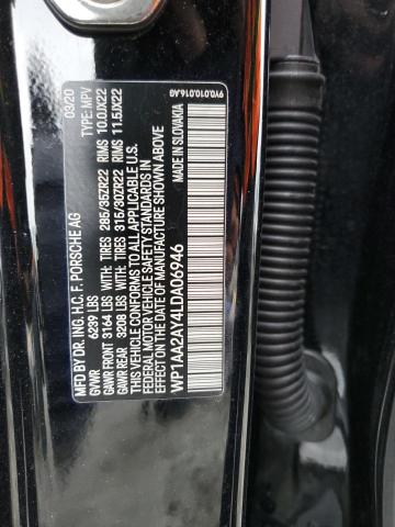 Photo 14 from auction – 2020 PORSCHE CAYENNE with VIN WP1AA2AY4LDA06946
