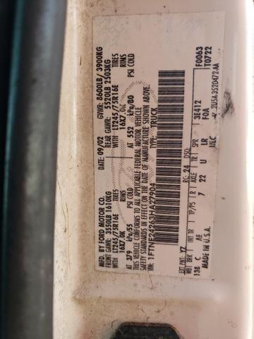 Photo 14 from auction – 2003 FORD ECONOLINE with VIN 1FTNE24263HA27904
