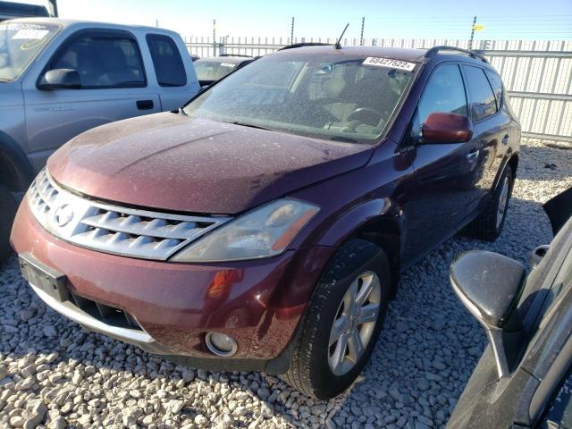 NISSAN MURANO SL 2007 with VIN JN8AZ08TX7W519657 - Photo from auction