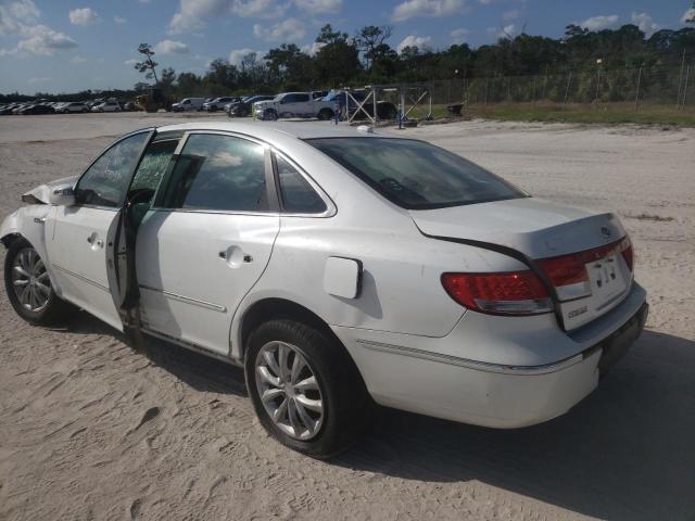 Photo 2 from auction – 2008 HYUNDAI AZERA SE with VIN KMHFC46F48A277031