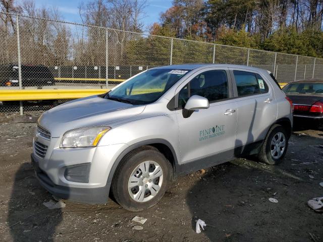 CHEVROLET TRAX LS 2015 with VIN KL7CJKSB0FB215621 - Photo from auction