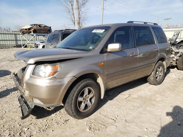 HONDA PILOT EXL 2007 with VIN 5FNYF185X7B002681 - Photo from auction