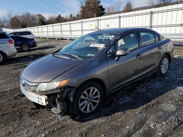 HONDA CIVIC EX 2012 with VIN 19XFB2F87CE352078 - Photo from auction