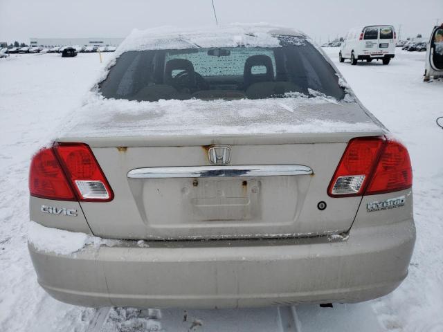 Photo 6 from auction – 2003 HONDA CIVIC HYBR with VIN JHMES96643S010814