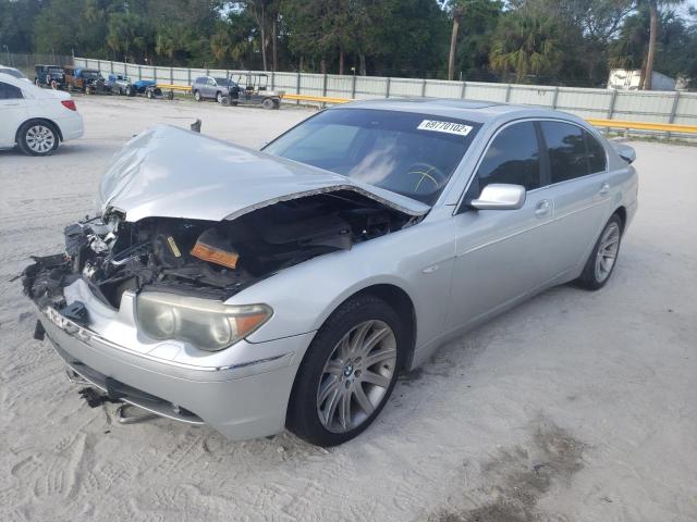 BMW 745 LI 2004 with VIN WBAGN63454DS48547 - Photo from auction